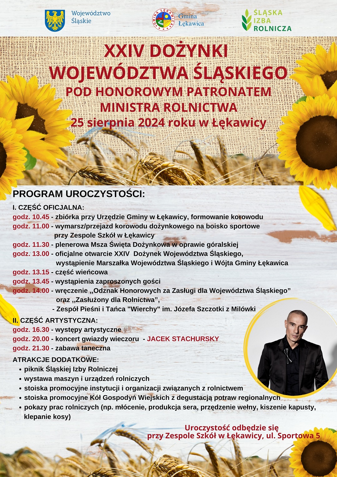 plakat XXIV Dożynki Województwa Śląskiego