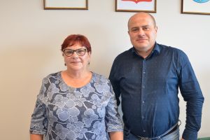 sołtyska Osin i wójt gminy