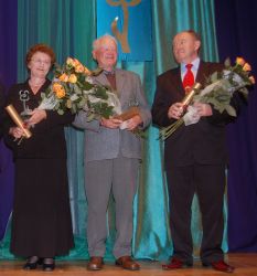 p. Olga Rumpel z Gorzyc, p. Józef Zbieszczyk z Czyżowic,  p. Tadeusz Skatuła z Bluszczowa