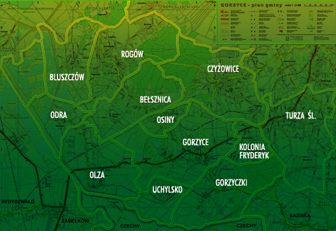 Mapa sołectw